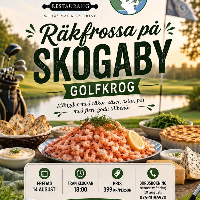 Räkfrossa 14 augusti!