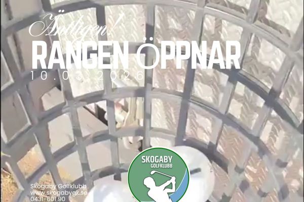 Driving rangen är öppen