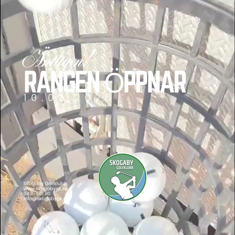 Driving rangen är öppen