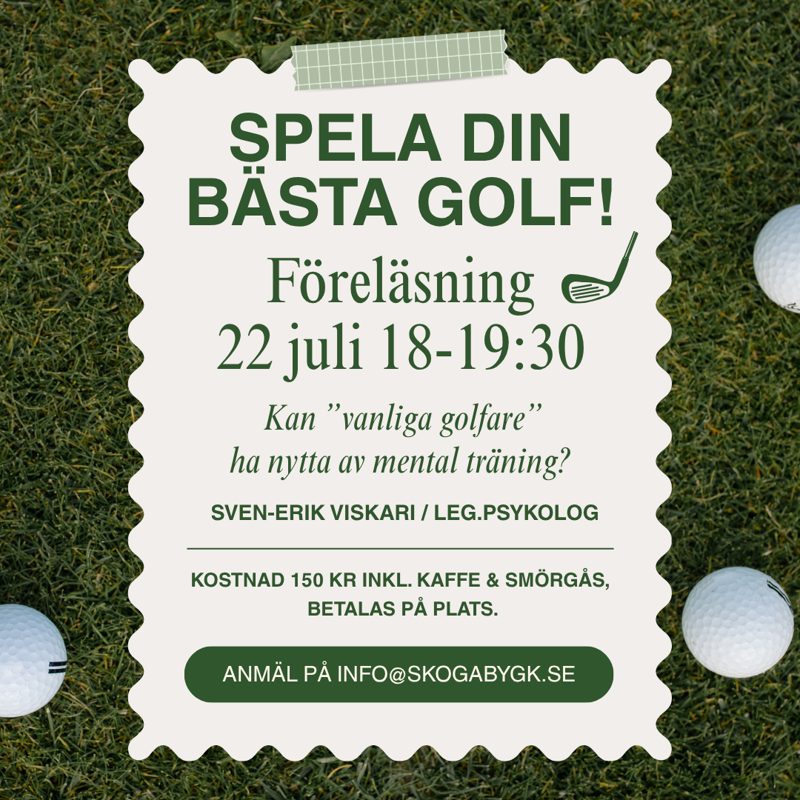 Föreläsning Mental träning