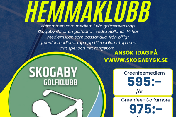 Bli rmedlem i Skogaby GK