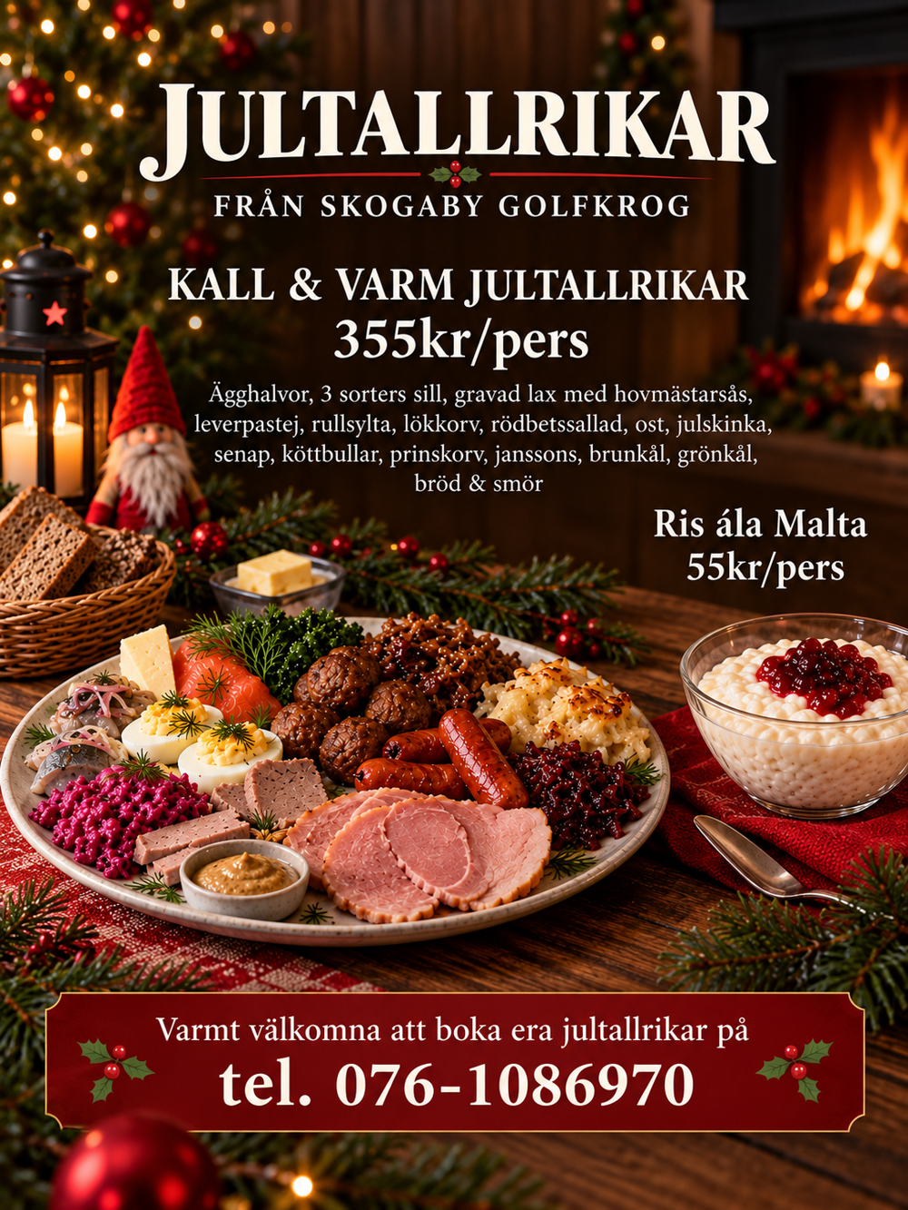 Jultallrik Skogaby GK