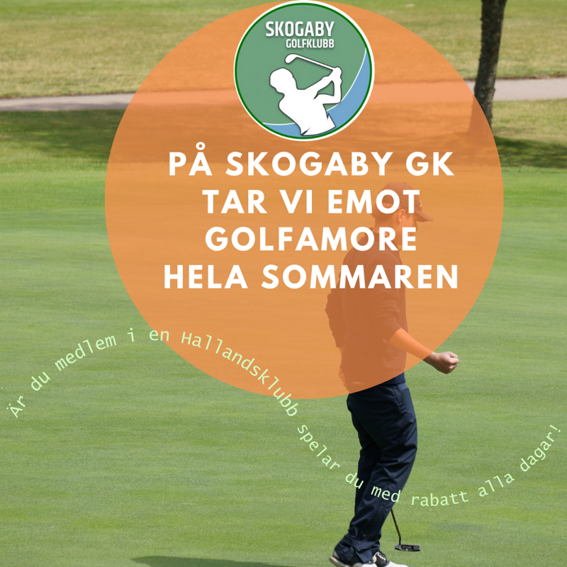 Hos oss gäller Golfamore och Hallandsgreenfee hela säsongen