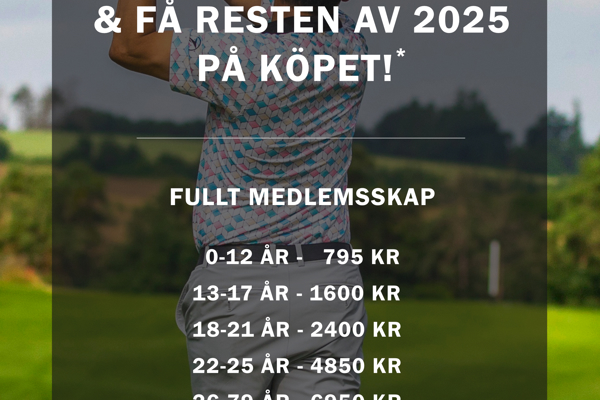 Bli medlem 2026 och börja spela redan nu