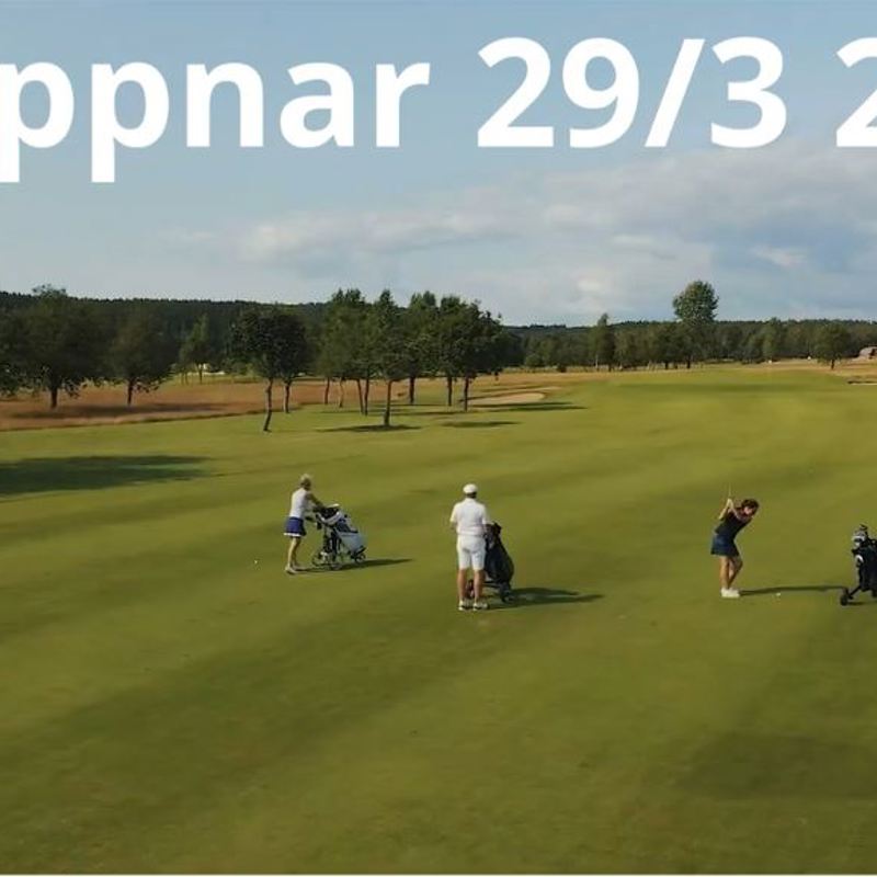 Banan öppnar med 17 ordinarie greener 29 mars