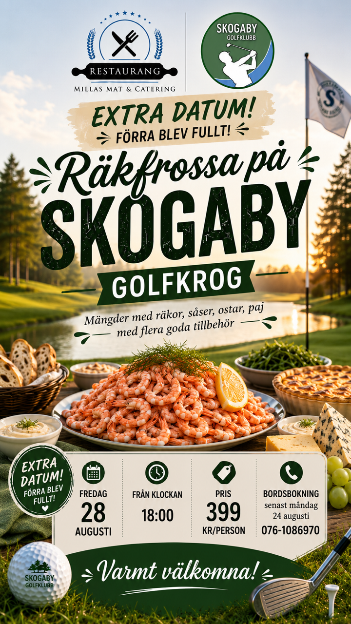 Räkfrossa Skogaby Golfkrog