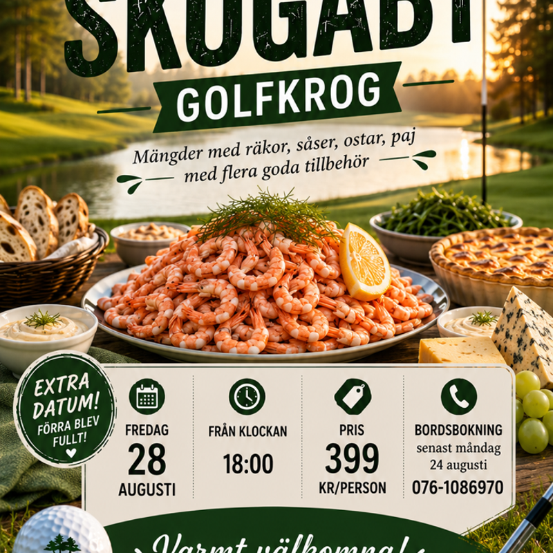 Räkfrossa 28 augusti!