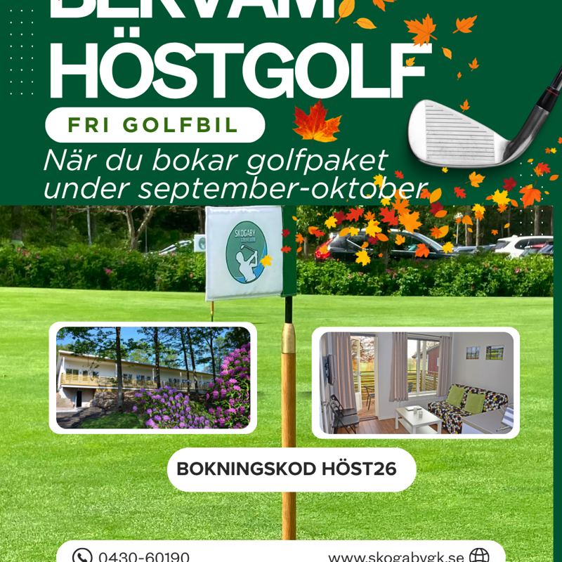 Bekväm höstgolf