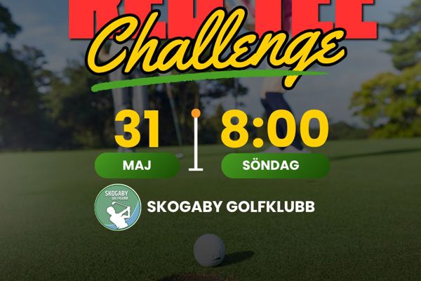 Ny tävling: HK Red tee Challenge 31 maj
