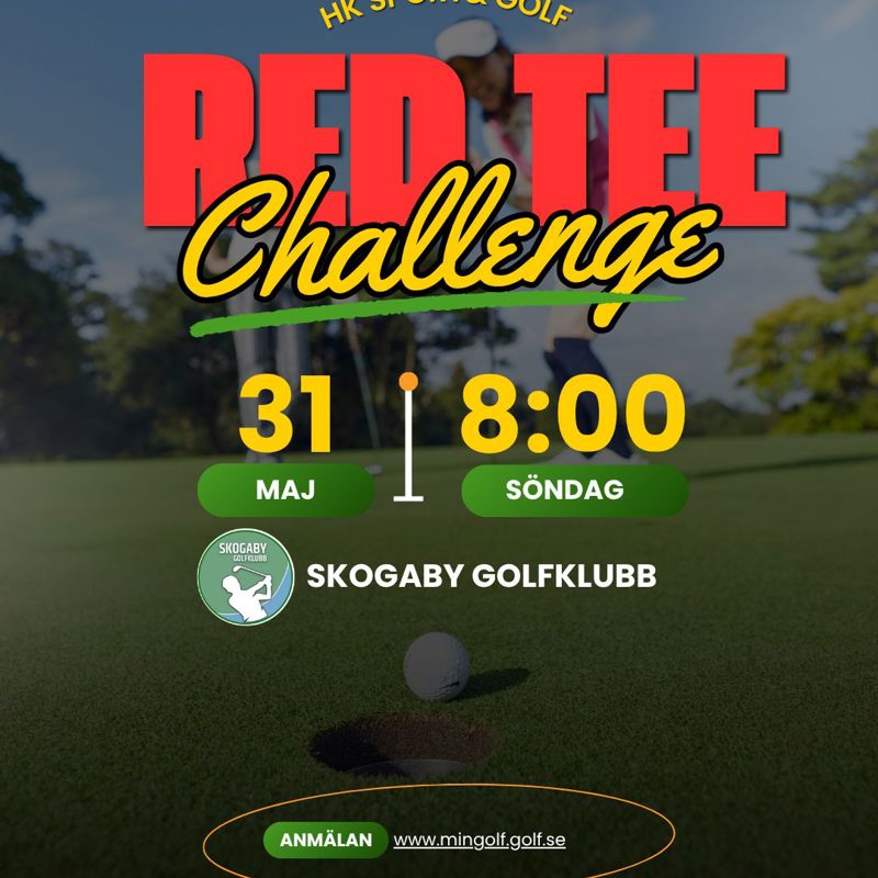 Ny tävling: HK Red tee Challenge 31 maj