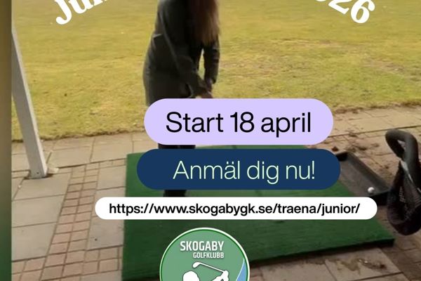 Anmäl dig till juniorträningen 2026