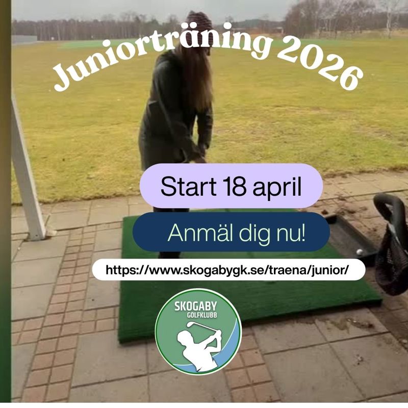 Anmäl dig till juniorträningen 2026