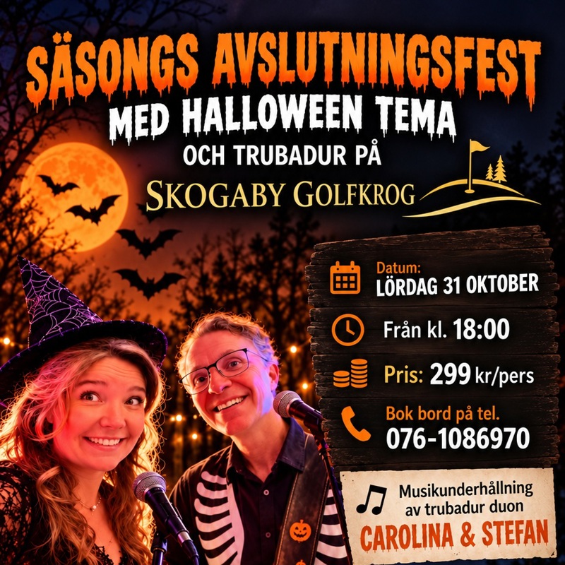 Halloweenfest 31 okt