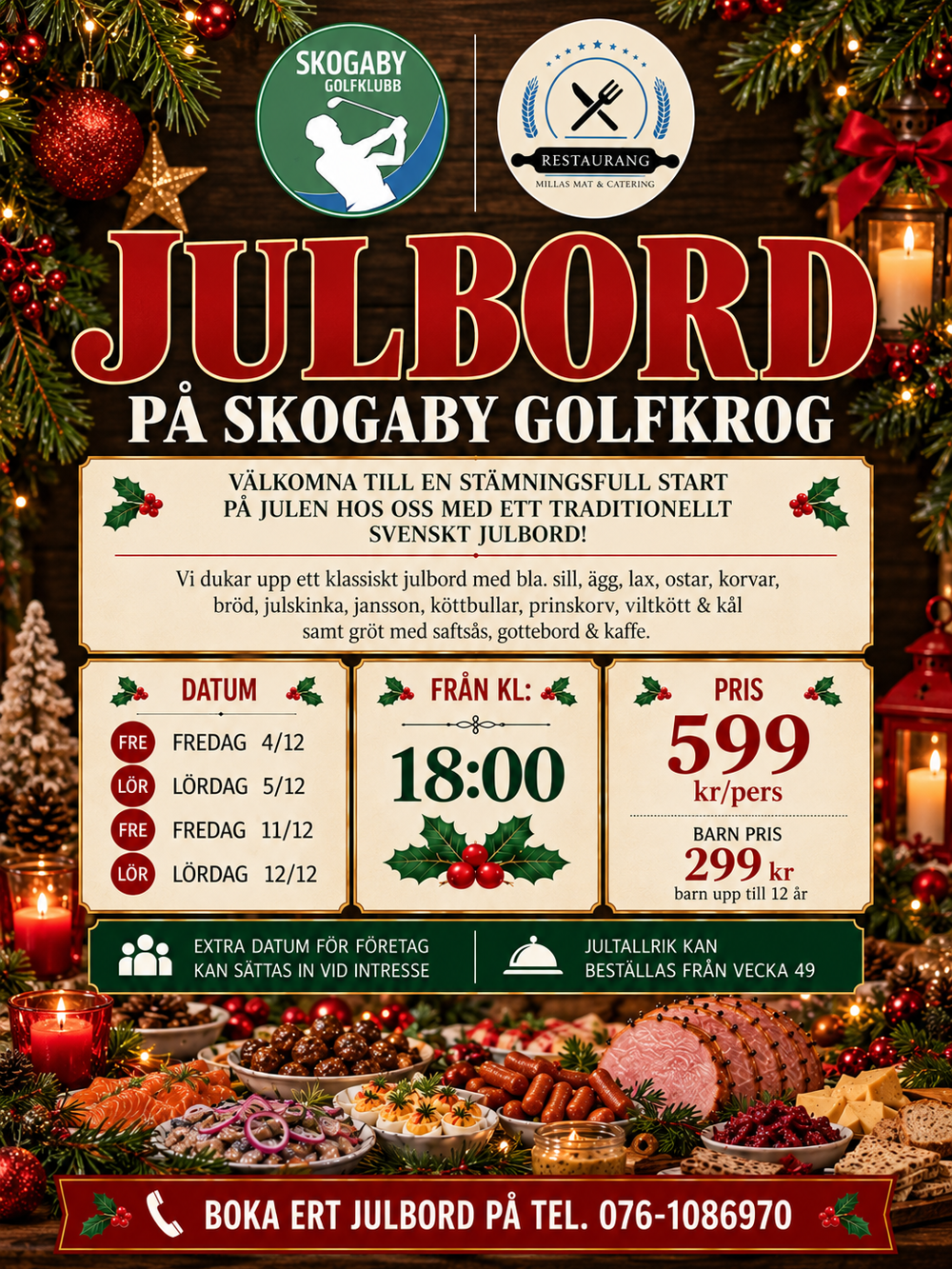 Julbord Skogaby GK