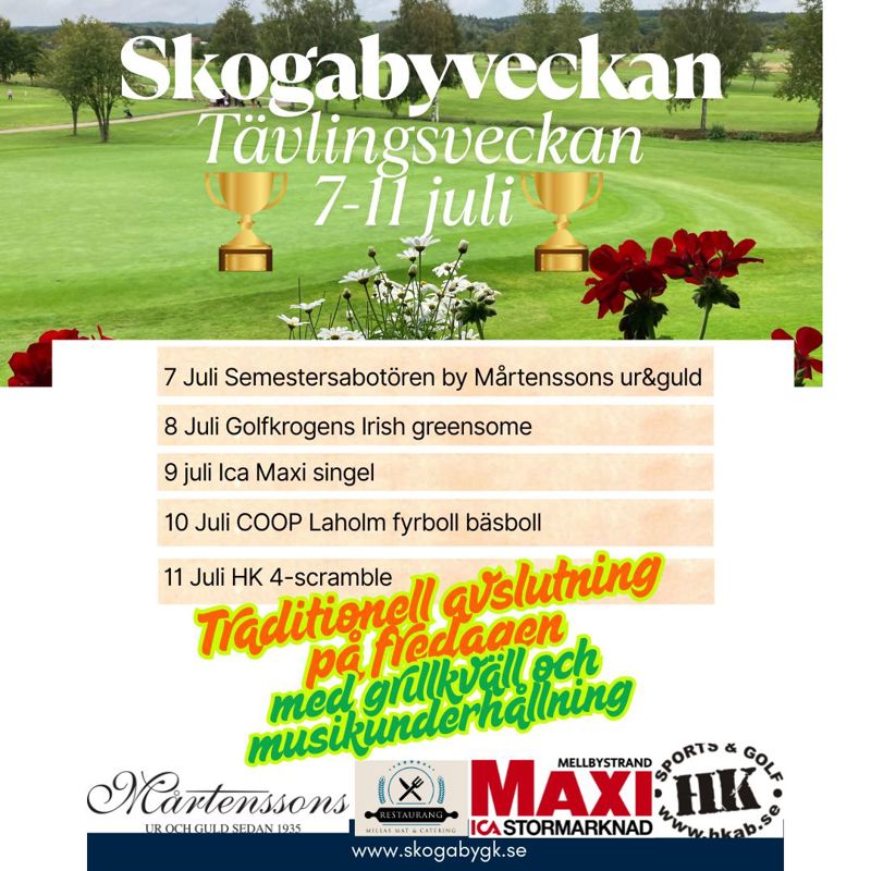 Skogabyveckan 7-11 juli