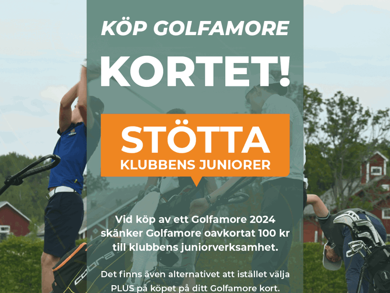 Köp Golfamore av oss och stöd juniorverksamheten